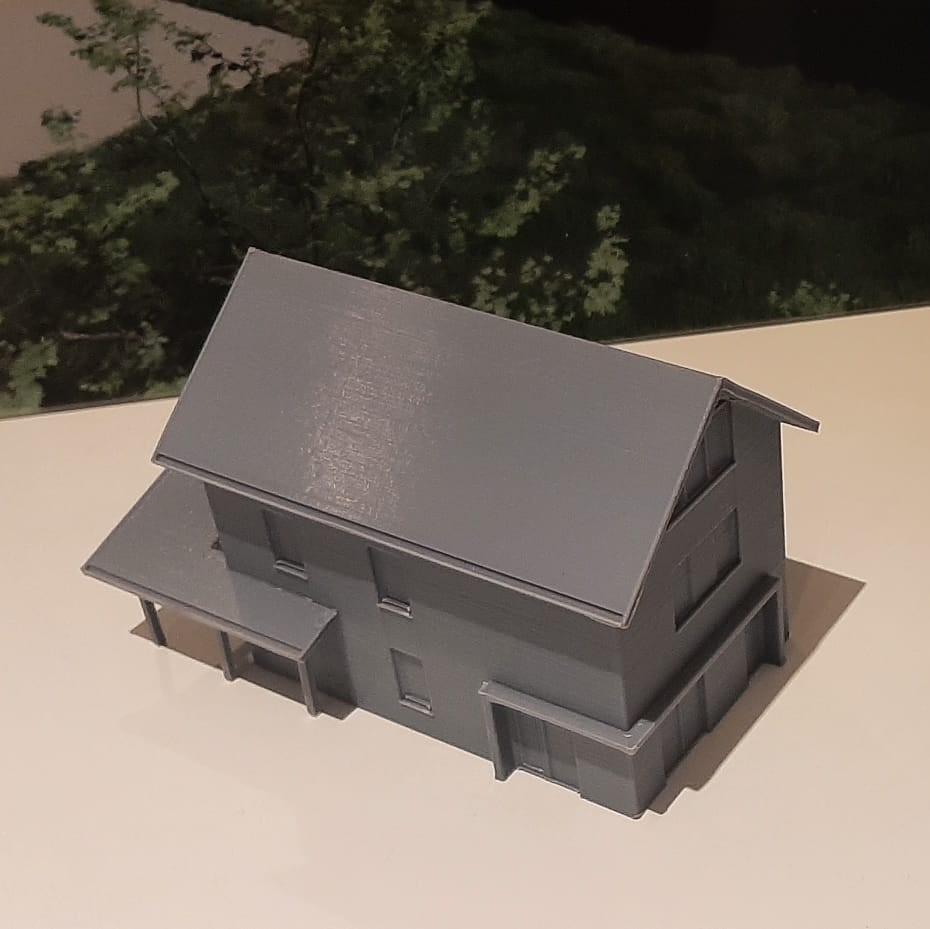 Schaalmodel architectenwoning